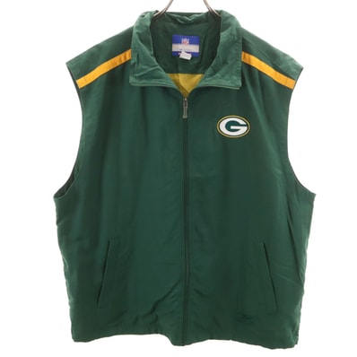 Reebok リーボック 韓国製 ベスト XL グリーン系 NFL アメフト