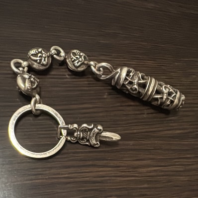 Chrome Hearts Key Ring Celtic Roller "Silver"