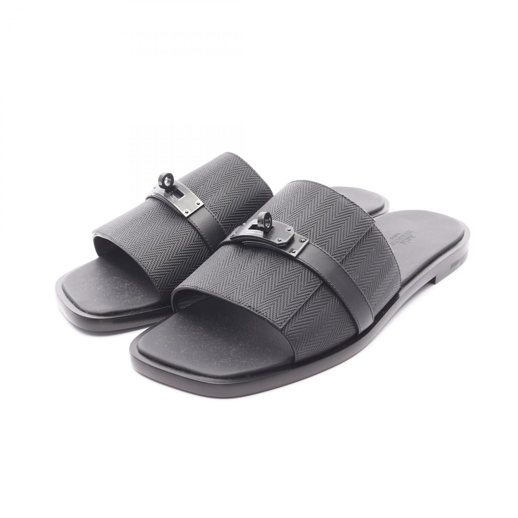 未使用に近い】エルメス HERMES ガブリエル ケリーバックル サンダル