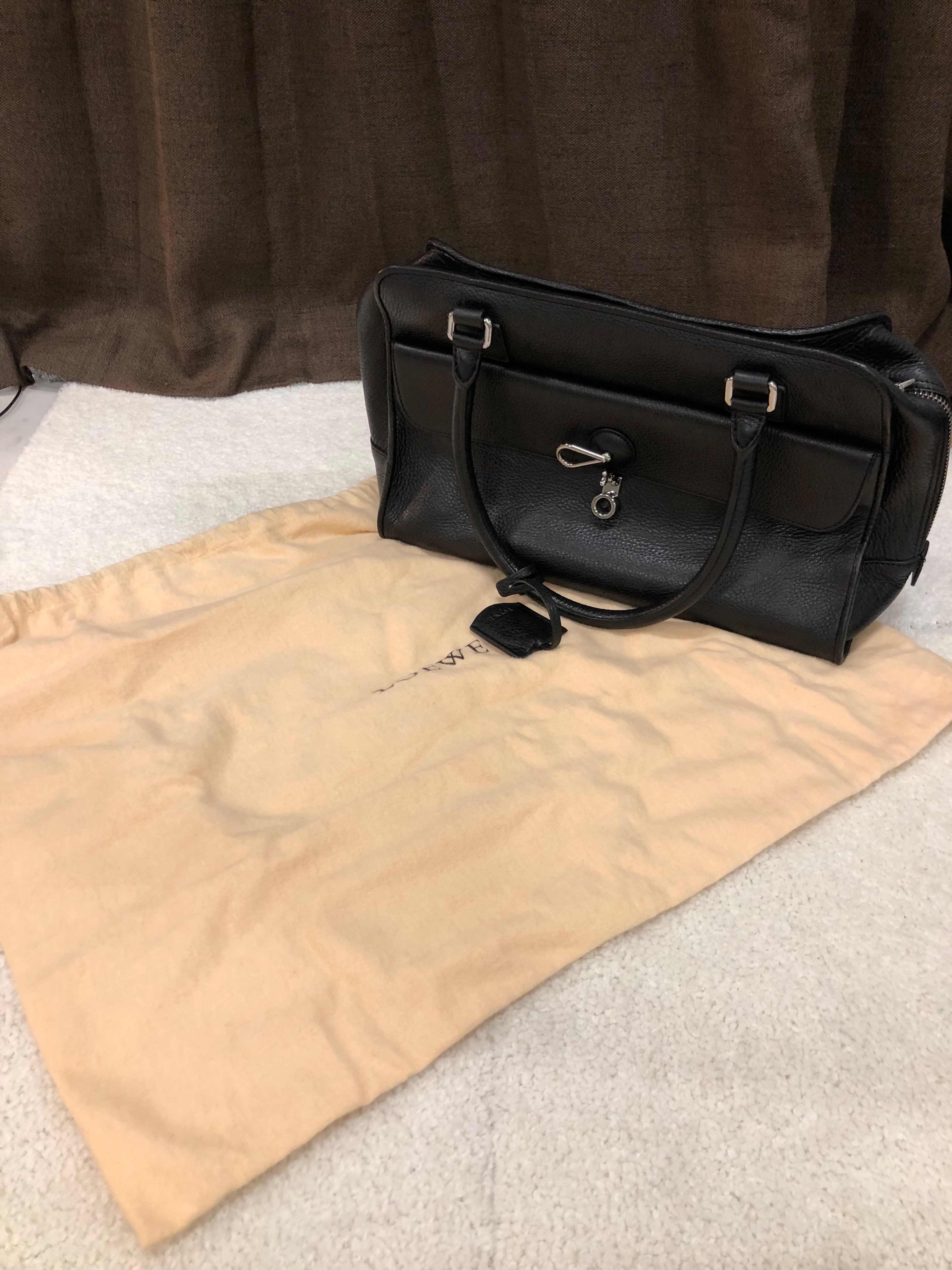 ロエベ  レザー ハンドバッグ