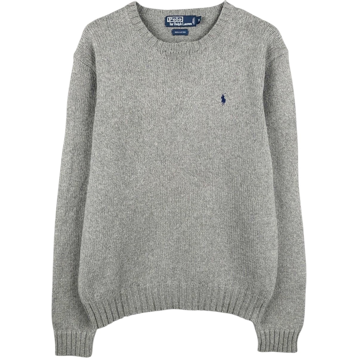 古着 ラルフローレン Ralph Lauren POLO by Ralph Lauren コットンニットセーター メンズM相当/eaa672467