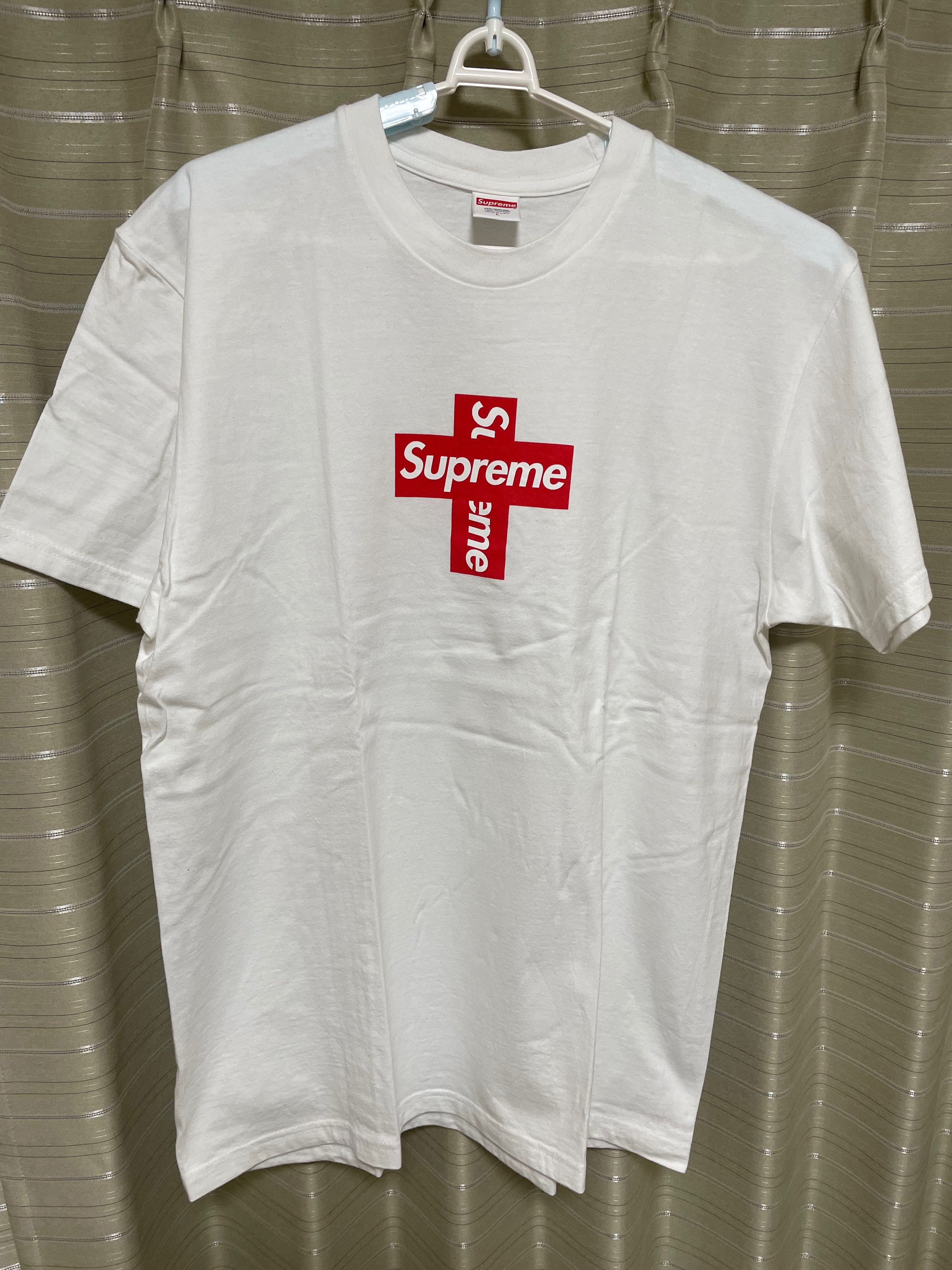 Supreme Cross Box Logo Tee "White"