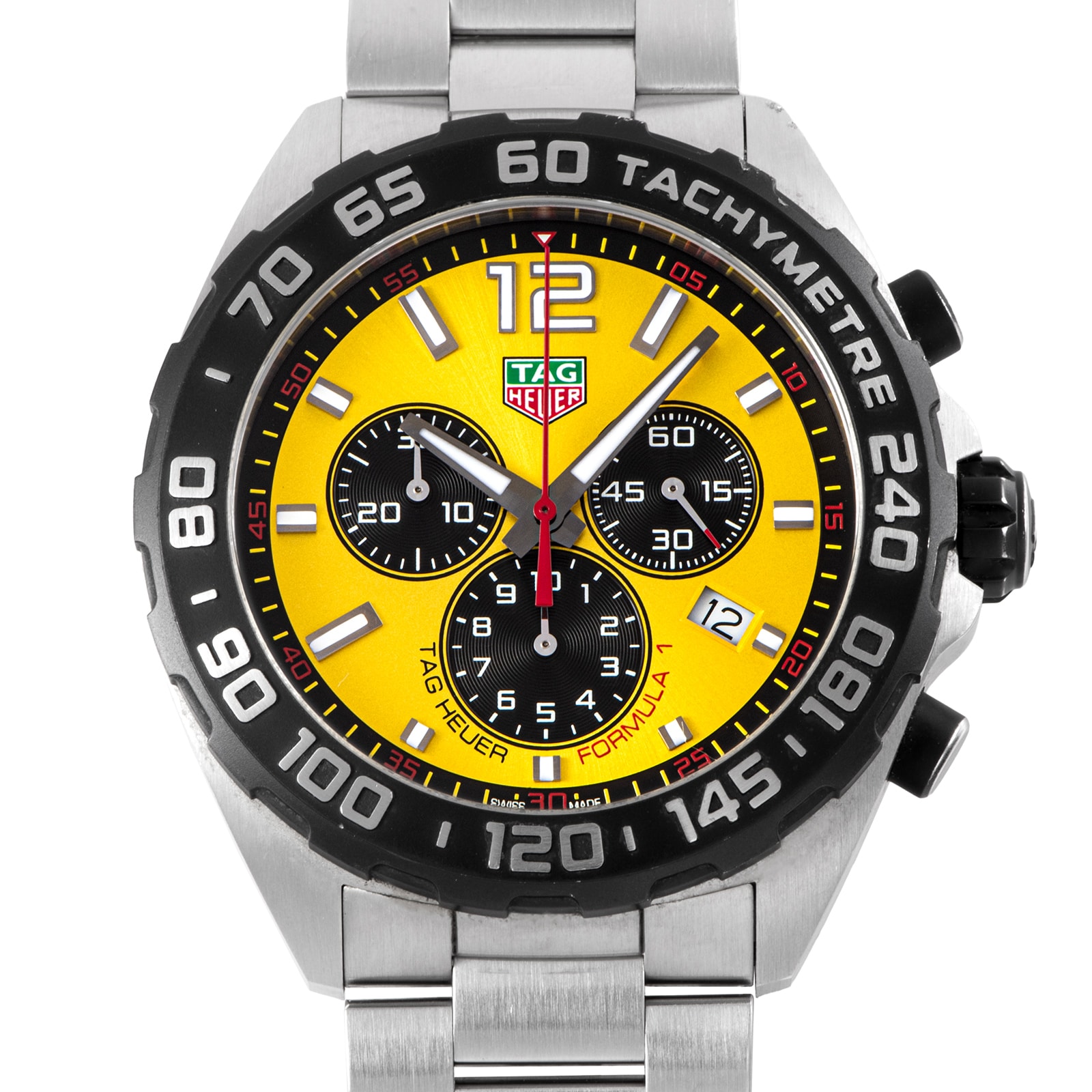 TAG HEUER タグホイヤー フォーミュラ1 クロノグラフ CAZ101AM.BA0842 ステンレススチール【中古】