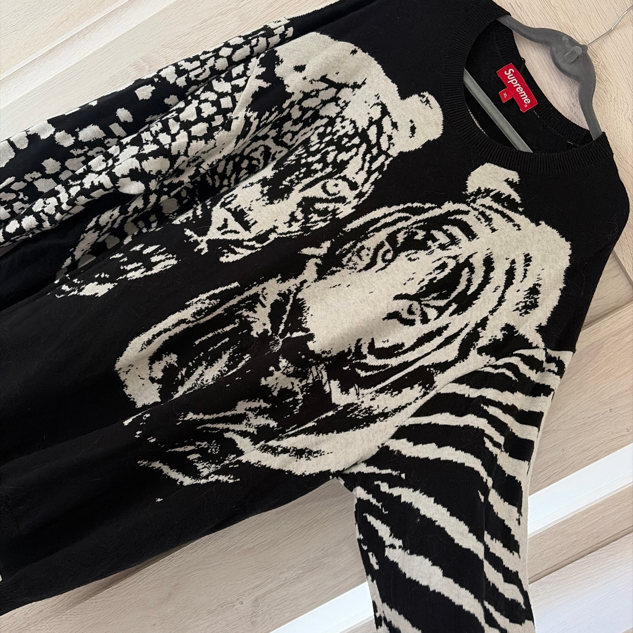 Supreme Big Cats Jacquard L/S Top "Black"