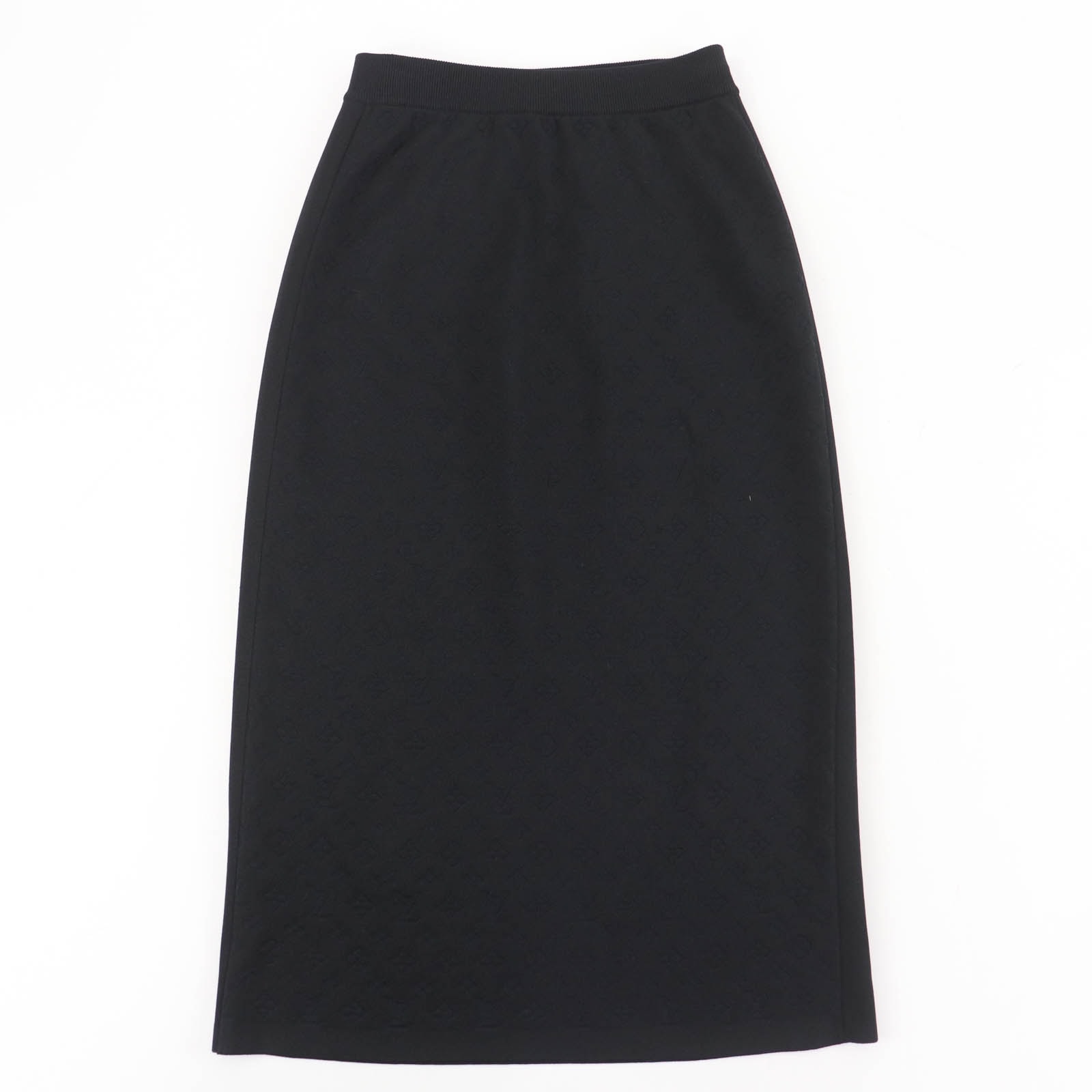 極美品 ルイヴィトン スカート ブラック レディース S