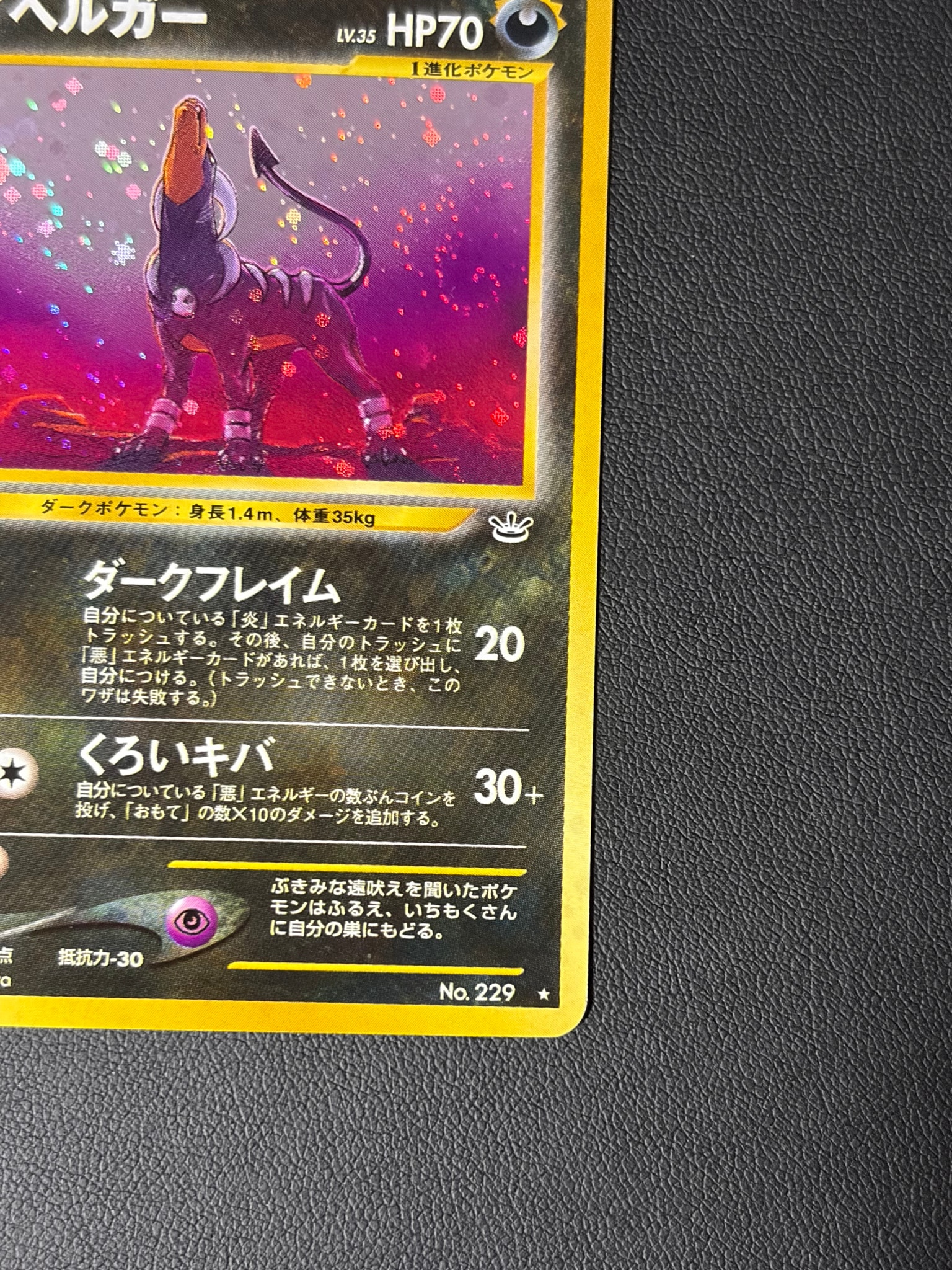 旧裏 ヘルガー neo 第3弾「めざめる伝説」 キラ ホロ ポケモンカード 旧裏 ヘルガー neo 第3弾「めざめる伝説」 キラ ホロ ポケモンカード