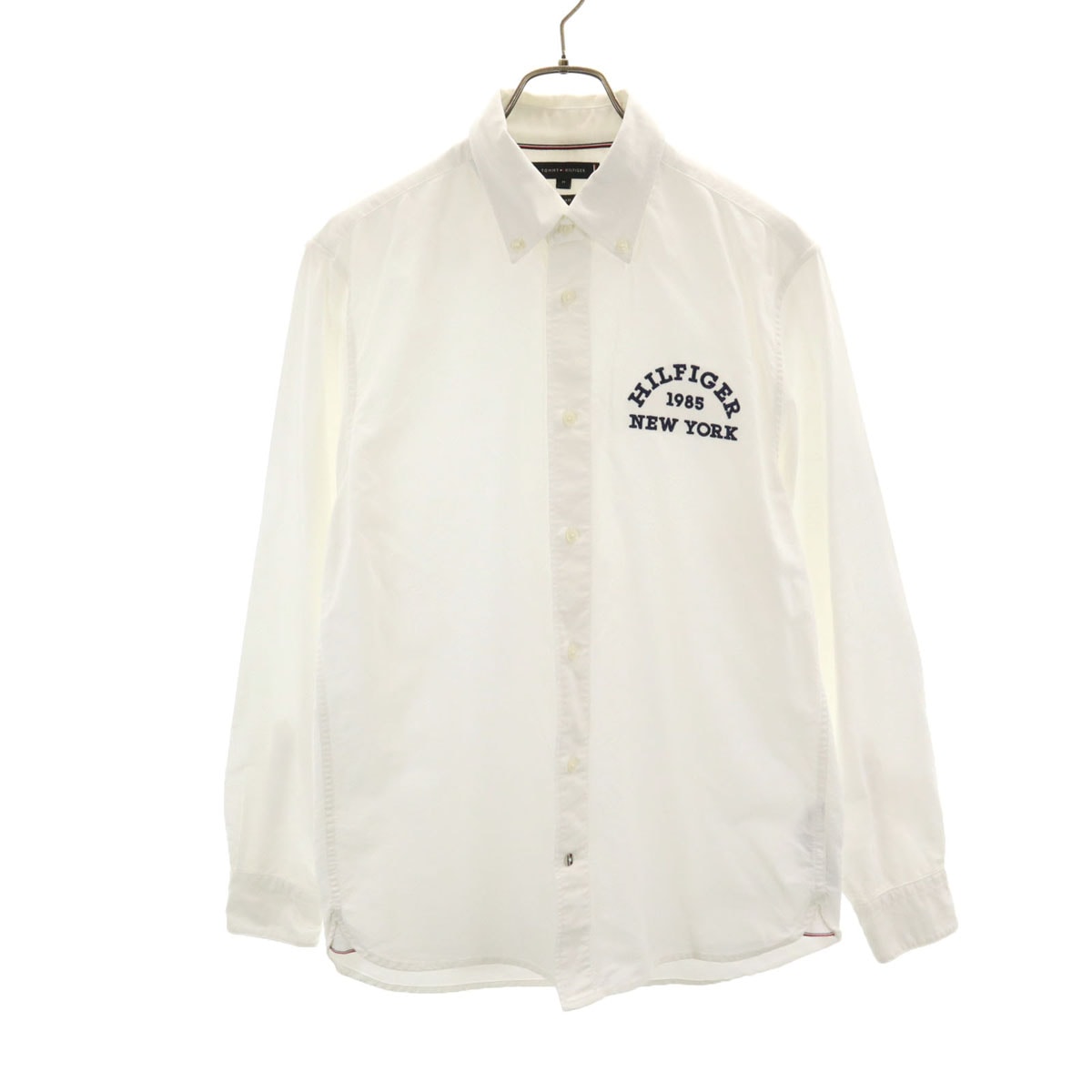 TOMMY HILFIGER トミーヒルフィガー 長袖 ボタンダウンシャツ M ホワイト