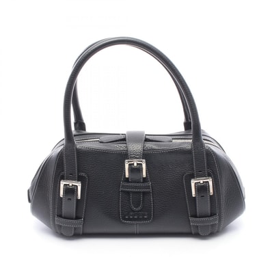 ロエベ LOEWE センダ ハンドバッグ ハンドバッグ バッグ レザー レディース ブラック系 【中古】
