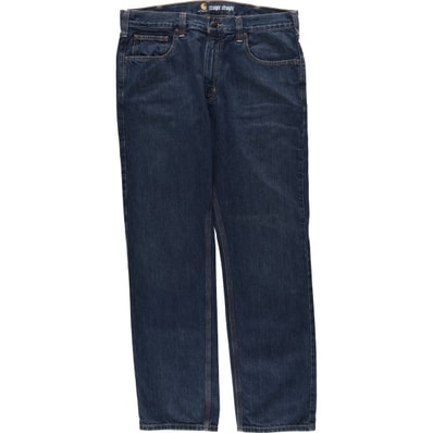 古着 カーハート Carhartt STRAIGHT TRADITIONAL FIT ストレートデニムパンツ メンズw37相当/eaa637875