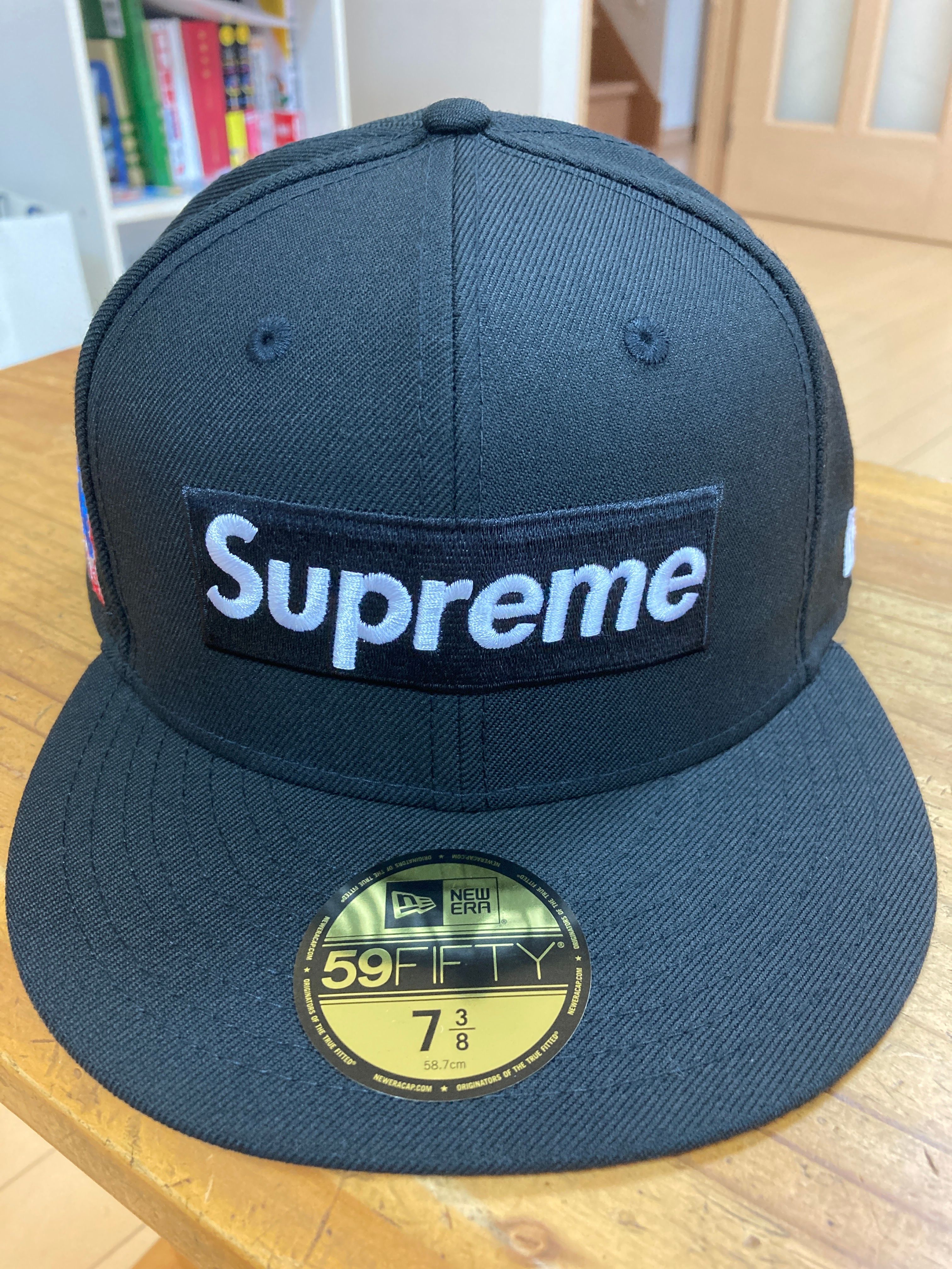 Supreme World Famous Box Logo New Era® "Black"
