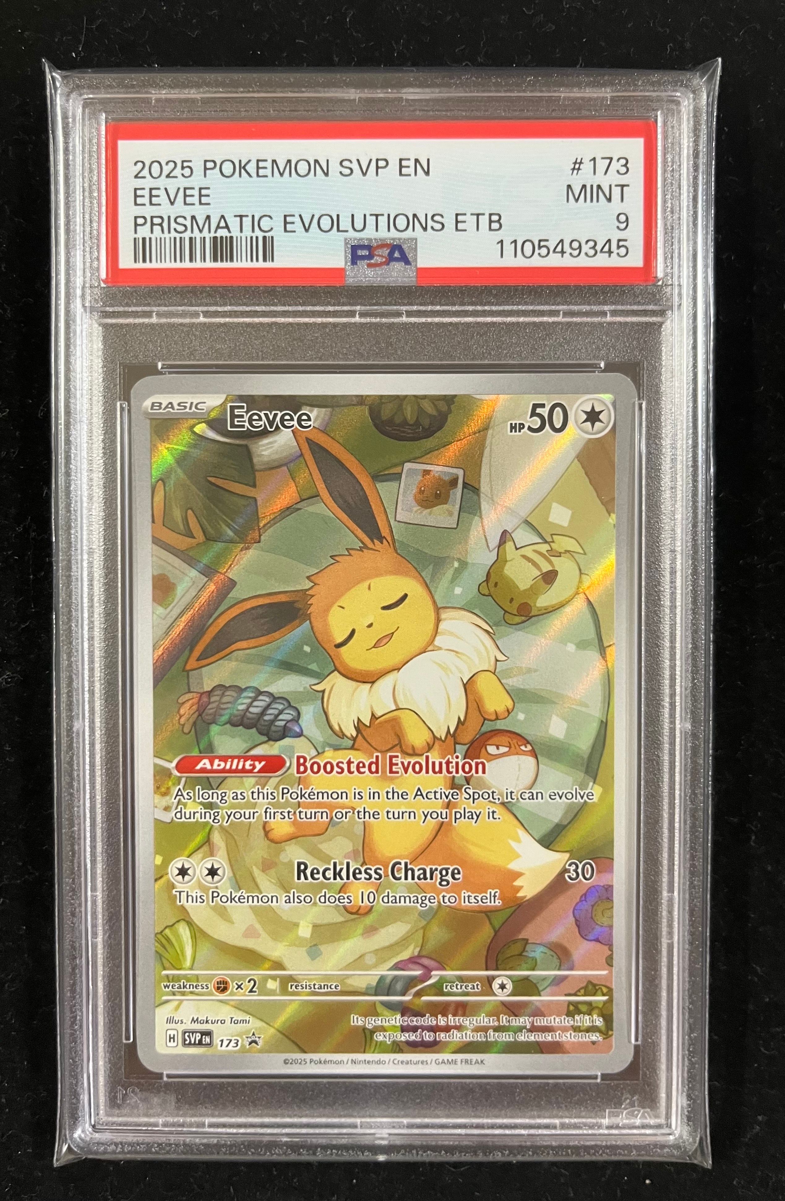 イーブイ P [SVP EN 173]【英語版】(スカーレット&バイオレット「プリズマティックエボリューションズ エリートトレーナボックス」)