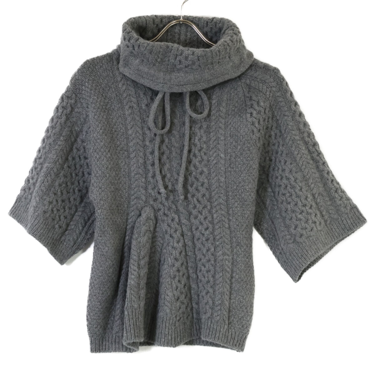 ステラマッカートニー グレー 540596 ウール ハイネットニット 38