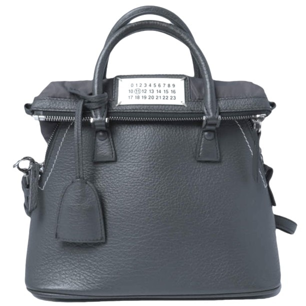 Maison Margiela 11 メゾンマルジェラ イタリア製 5AC CLASSIQUE MINI BAG クラシックミニ 2WAY ショルダーバッグ S56WG0082 P0396 GRAY ハンドバッグ カバン g28233