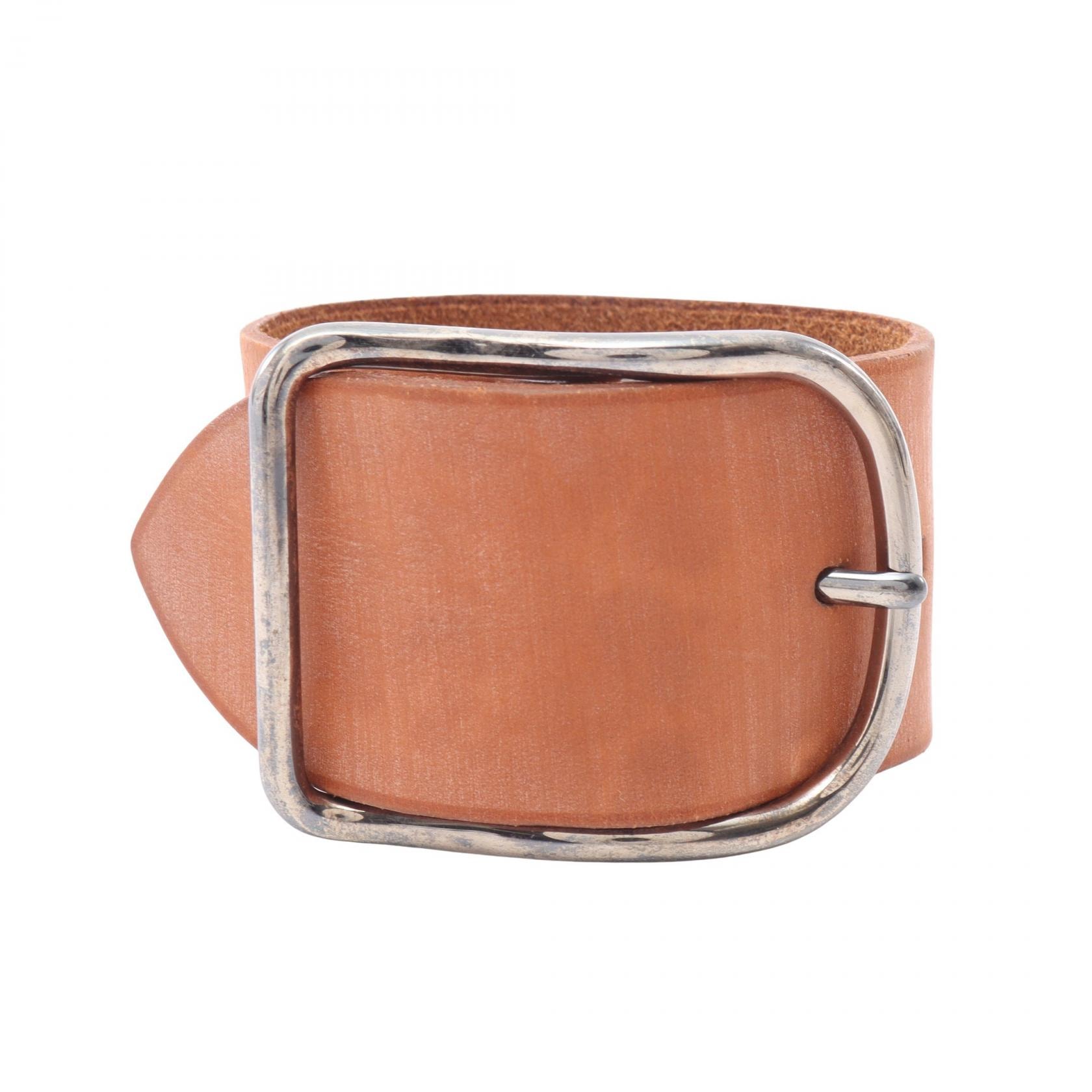 エルメス HERMES アピGM バングル アクセサリー レザー メンズ レディース ブラウン系 【中古】
