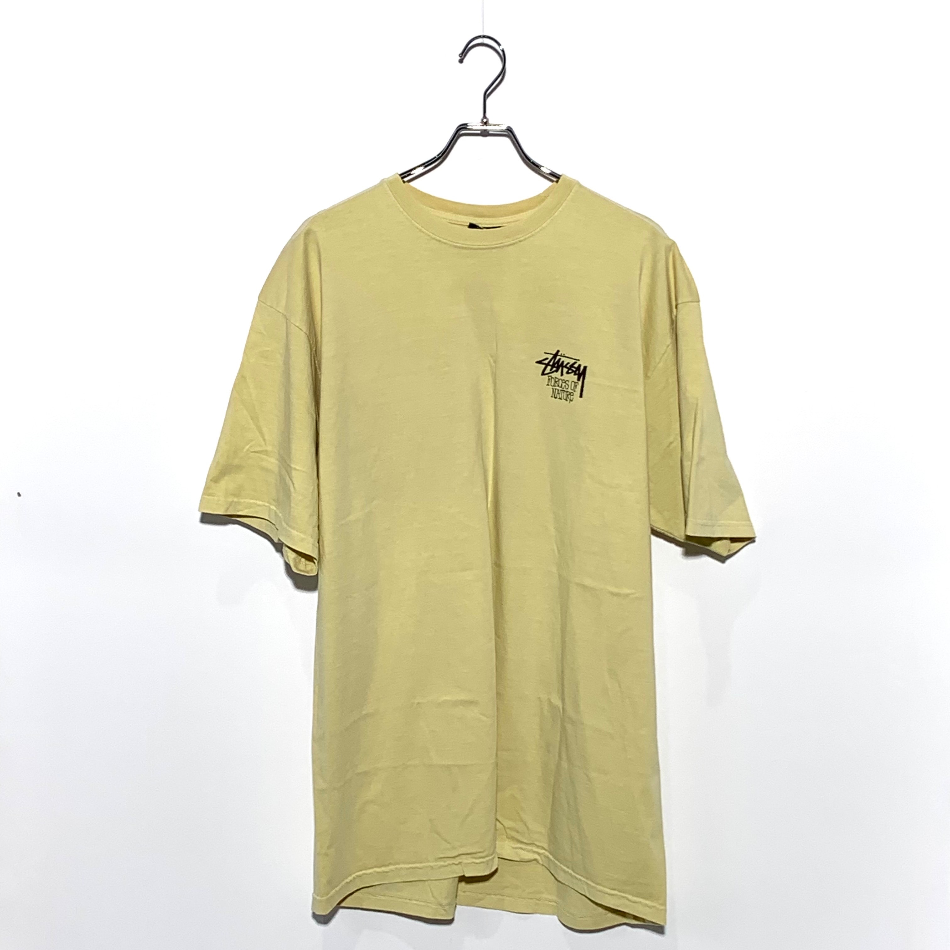 Stussy Forces of Nature Pig Dyed Tee "Yellow"