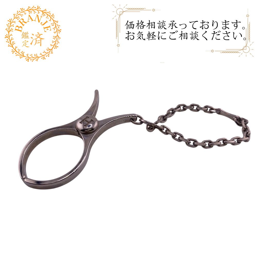 エルメス HERMES その他小物 フィルー グローブホルダー シルバー