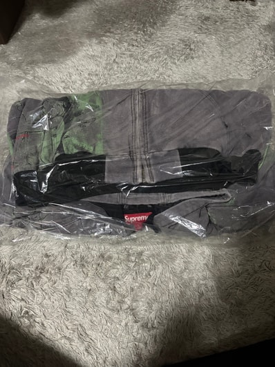 Supreme Rita Ackermann Hooded Work Jacket "Grey"