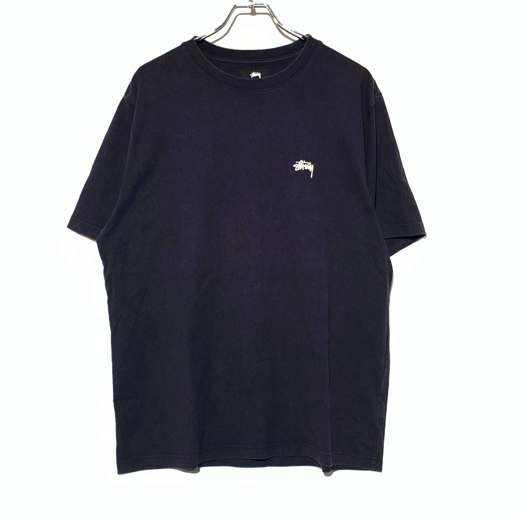 STUSSY Stock Logo S/S TEE Black