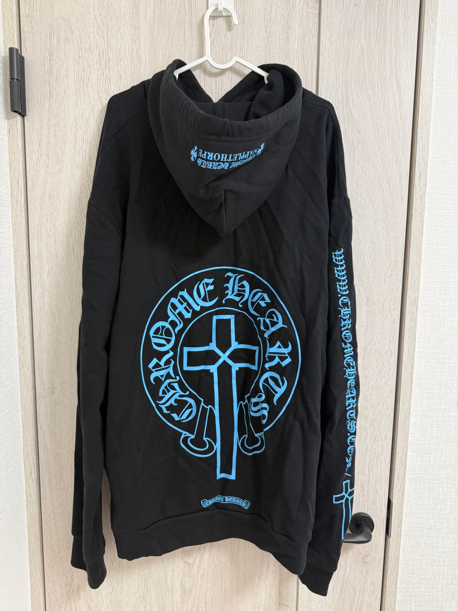 Chrome Hearts Mapple Thorpe Pullover Hoodie "Black/Blue"