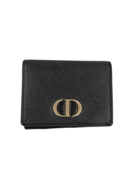 Dior 30 Montaigne Compact Wallet "Black"