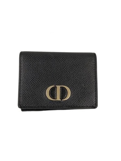 Dior 30 Montaigne Compact Wallet "Black"