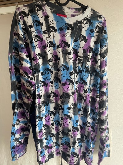 Supreme Dyed Bear L/S Top "Purple"