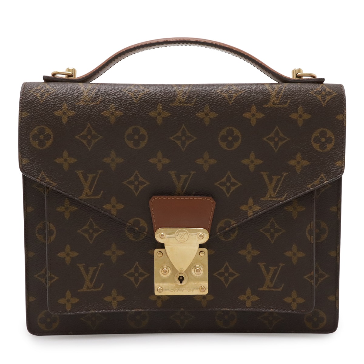 ルイ・ヴィトンモンソー28 モノグラム M51185 ハンドバッグ メンズ