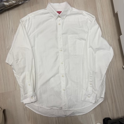 Supreme Loose Fit Oxford Shirt "White"
