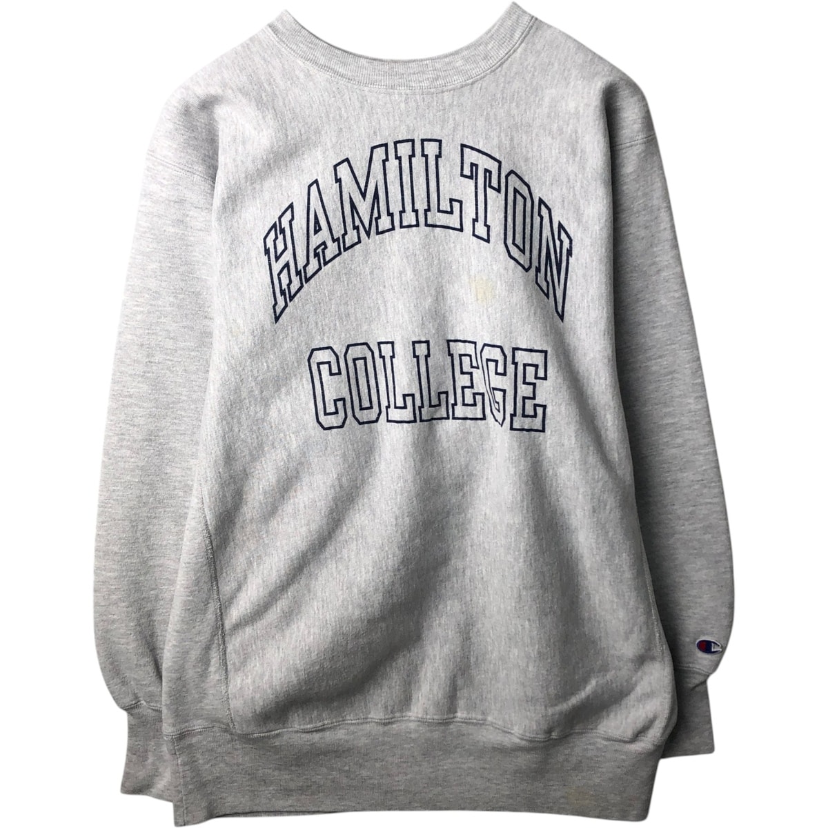古着 90年代 チャンピオン リバースウィーブ 刺繍タグ カレッジスウェットシャツ トレーナー USA製 メンズXXL相当 ヴィンテージ/eaa635718