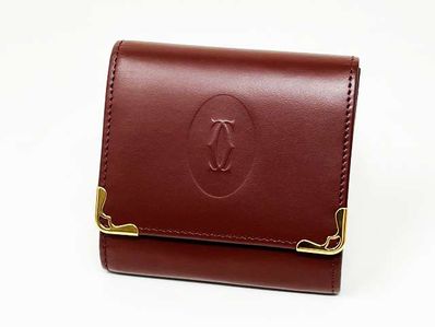Cartier Must de Cartier Coin Case "Bordeaux"