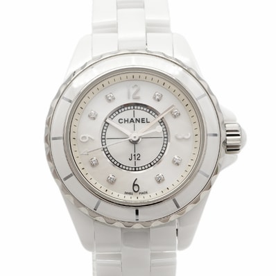 ★SALE【6wdc0193】シャネル J12 H2570 白文字盤【中古】腕時計 レディース