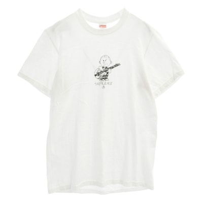 Supreme シュプリーム Tシャツ 21AW Rocker Tee ロッカー プリント コットン クルーネック Tシャツ ホワイト系 S【中古】