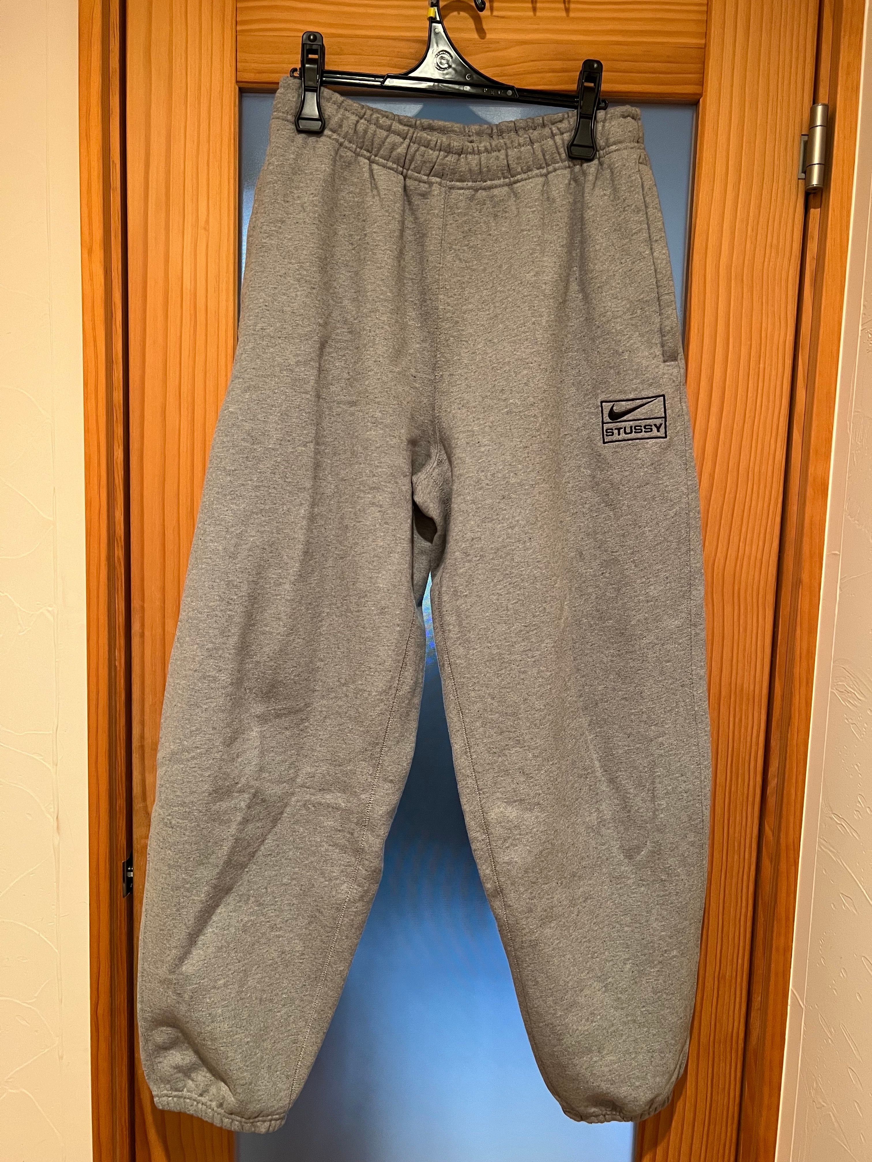 Stussy x Nike Fleece Pants (US Size) "Grey" DO9340-063
