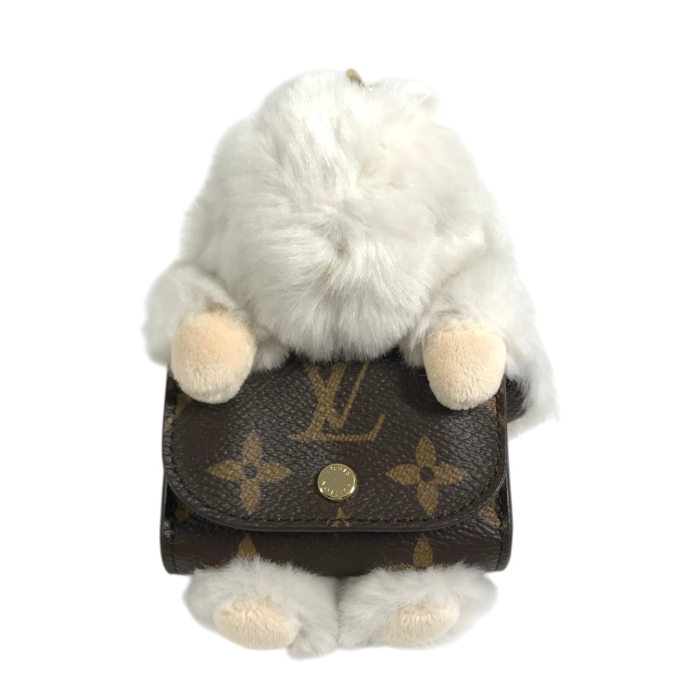 A (未使用に近い)】ルイヴィトン LOUIS VUITTON バッグチャーム LV