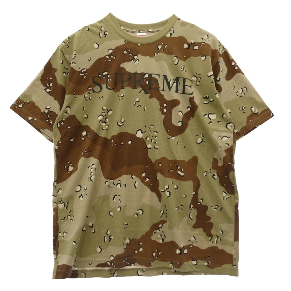 Supreme シュプリーム 25AW RX Tee チョコチップ 迷彩柄 半袖 Tシャツ カーキ系 マルチカラー系 XL【極上美品】【中古】