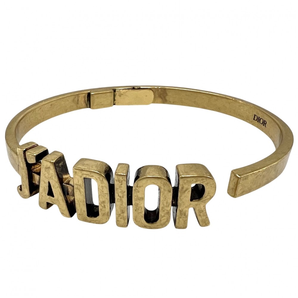 Dior ディオール バングル J'ADIOR ジャディオール アクセサリー ブレスレット    ゴールド レディース 約22.2g【中古品】