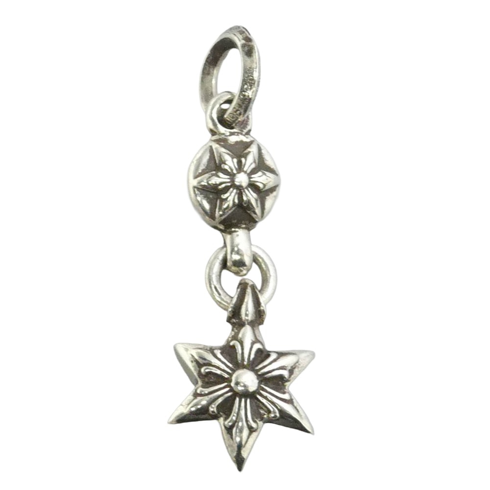Chrome Hearts 1 Ball Star Pendant Top "Silver"