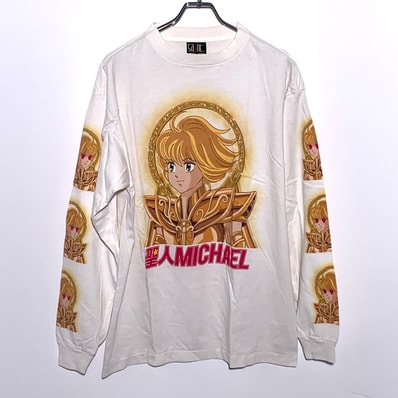 SAINT Mxxxxxx LS Tee Saint MICHAEL "White"