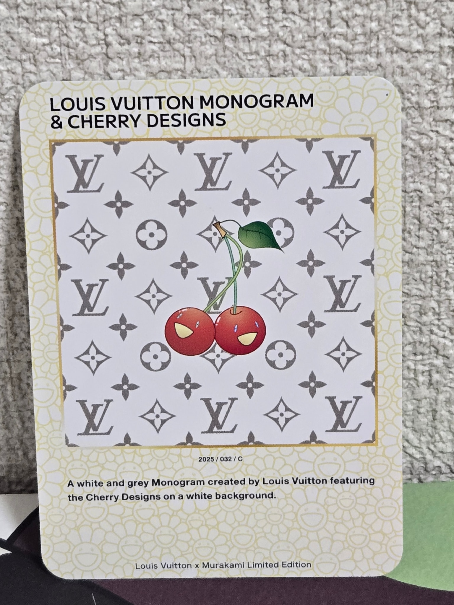 ルイヴィトン モノグラム & チェリーデザインズ C [2025 / 032](ルイヴィトン x 村上隆 トレーディングカード)