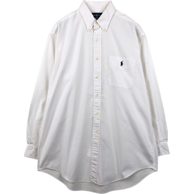 古着 ラルフローレン Ralph Lauren YARMOUTH 長袖 ボタンダウンシャツ メンズXL相当/eaa678440