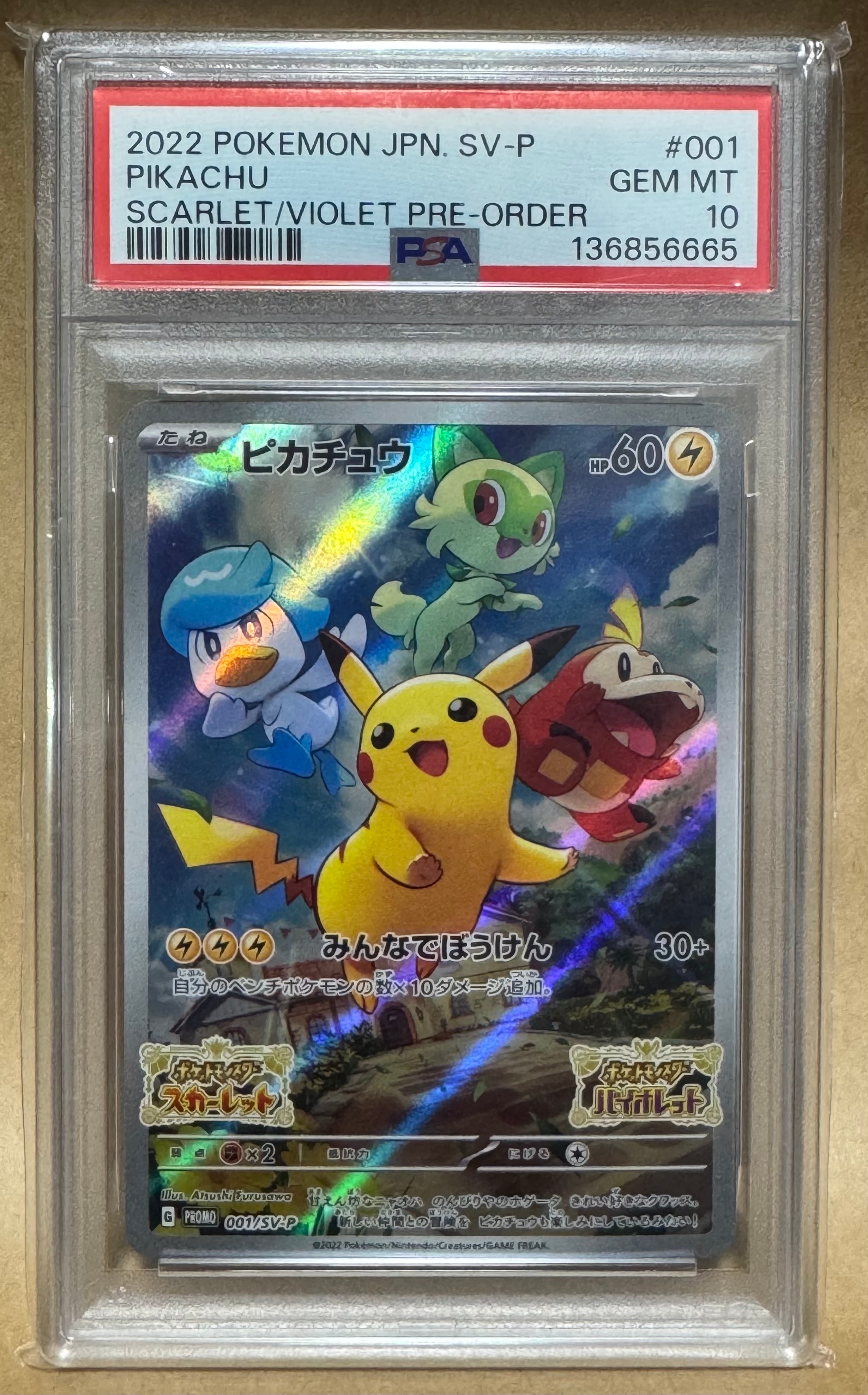 ピカチュウ : プロモ [SVP EN 085](「ゴッホ展」 プロモーションカード