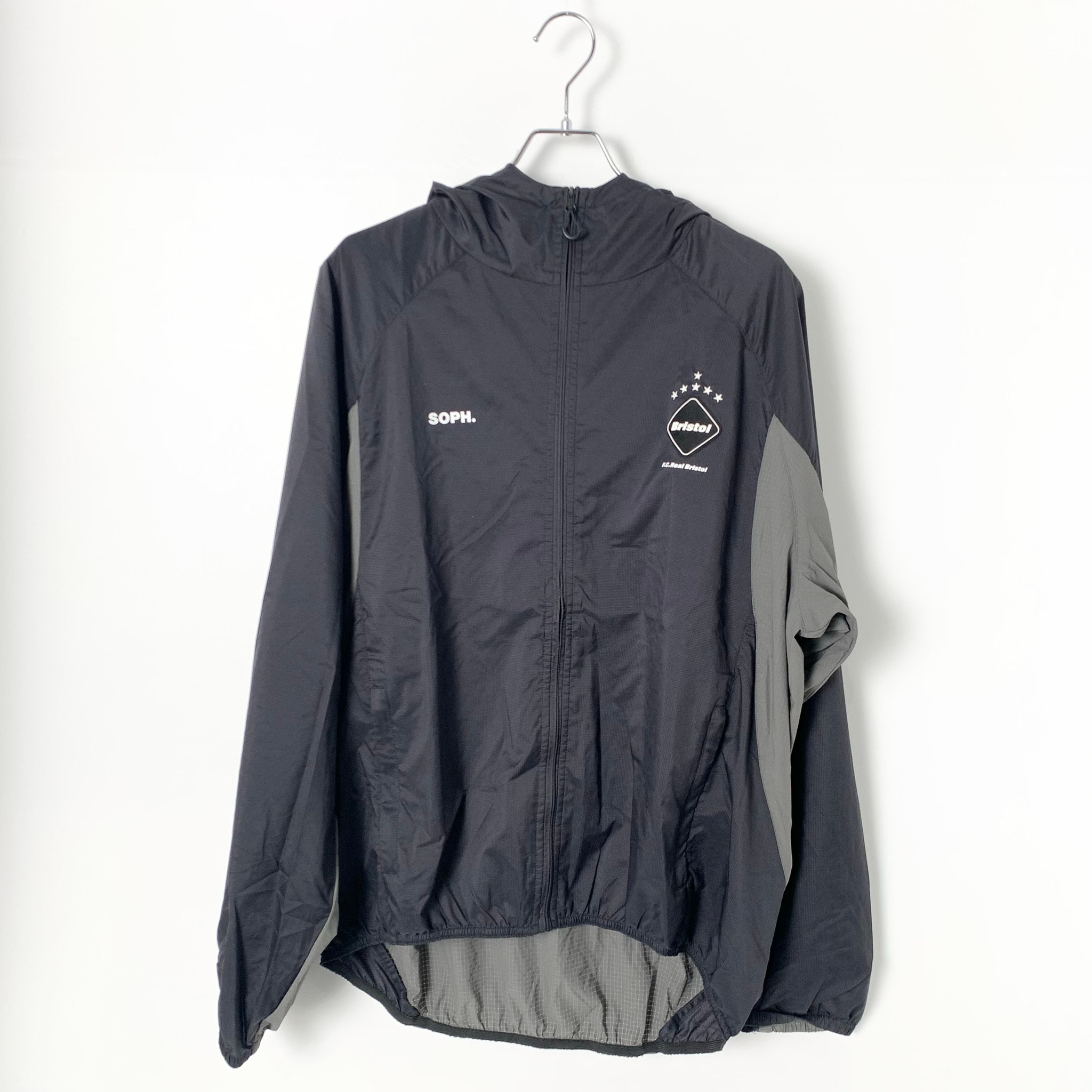 F.C.Real Bristol Ultra Light Weight Training Jacket "Black"