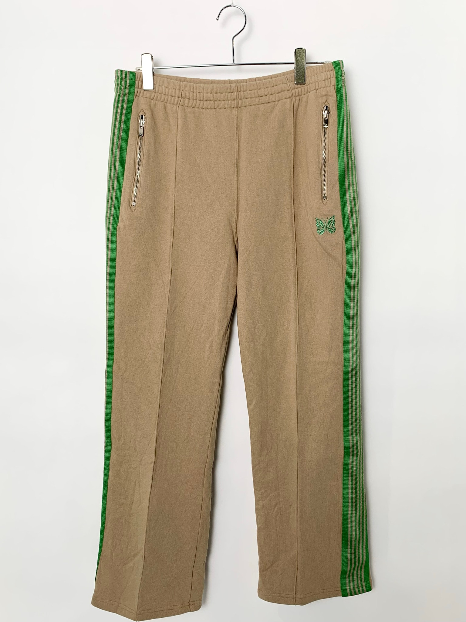 Needles x NUBIAN FW24 Track Pant - Cotton Jersey "Beige"
