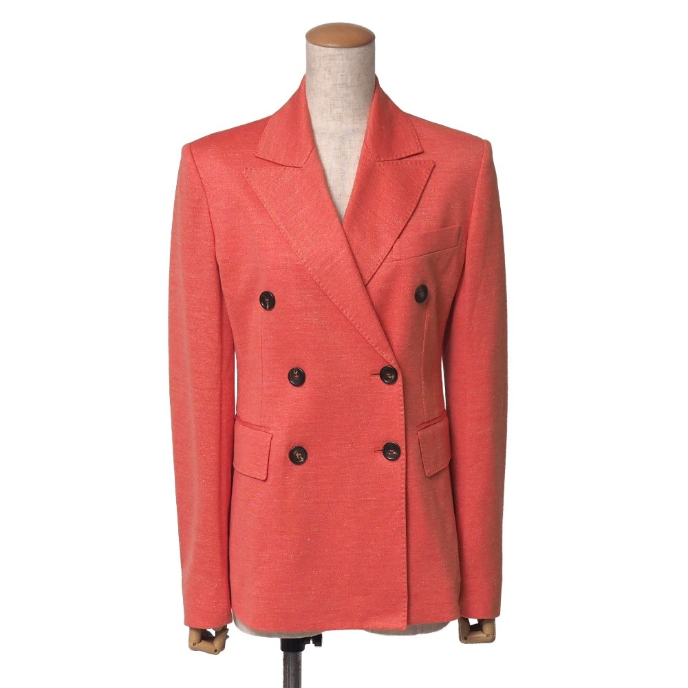 ■美品■2023SS■MAX MARA マックスマーラ テーラードジャケット サイズ36 ブレザー ダブルブレスト ブランド古着【中古】20260916/RB0999