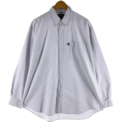 古着 ラルフローレン Ralph Lauren BLAIRE 長袖 ボタンダウンストライプシャツ メンズXL相当/eaa537592