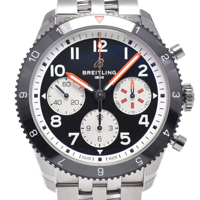 ブライトリング BREITLING Y23380 クラシックアヴィ クロノグラフ 42 モスキート メンズ 極美品 内箱・保証書付き 腕時計 O#148971
