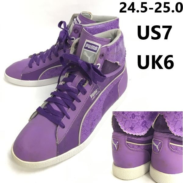 PUMA/プーマ★ハイカットスニーカー【size:7/25.0/purple/紫】sneakers/Shoes/trainers◆sQ-660