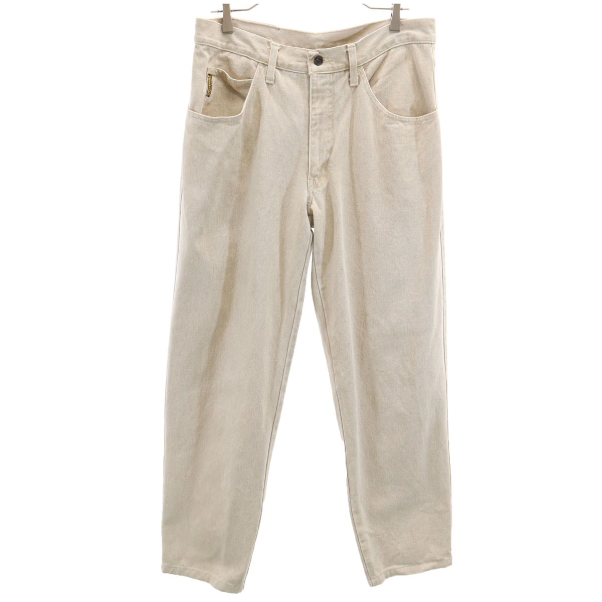 ARMANI JEANS アルマーニジーンズ 90s イタリア製 オールド デニムパンツ W36 ベージュ