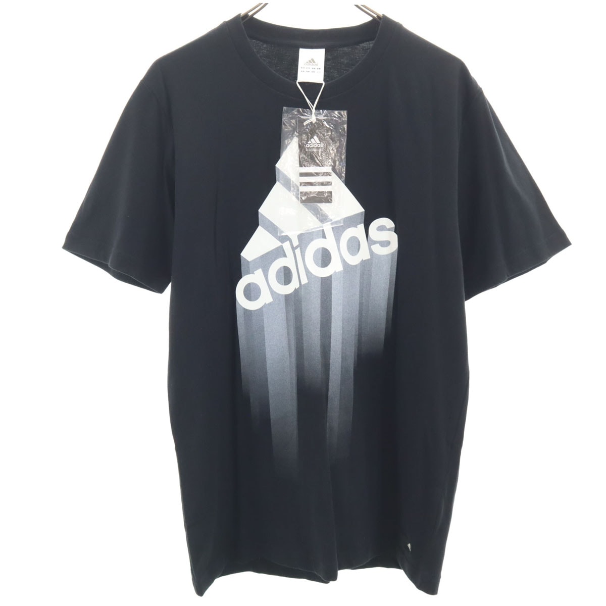未使用 adidas アディダス 半袖 Tシャツ L ブラック