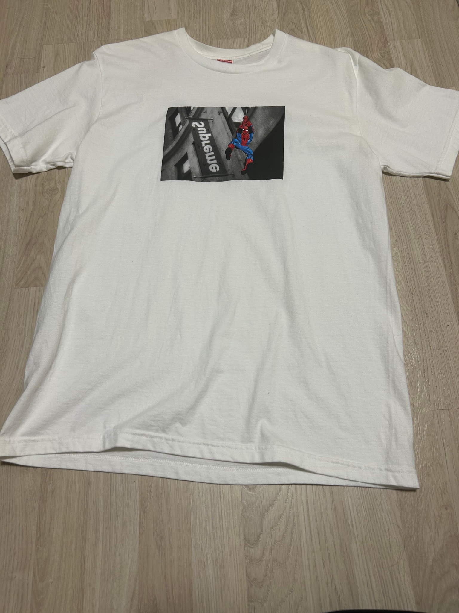 Supreme x Spider-Man Tee "White"